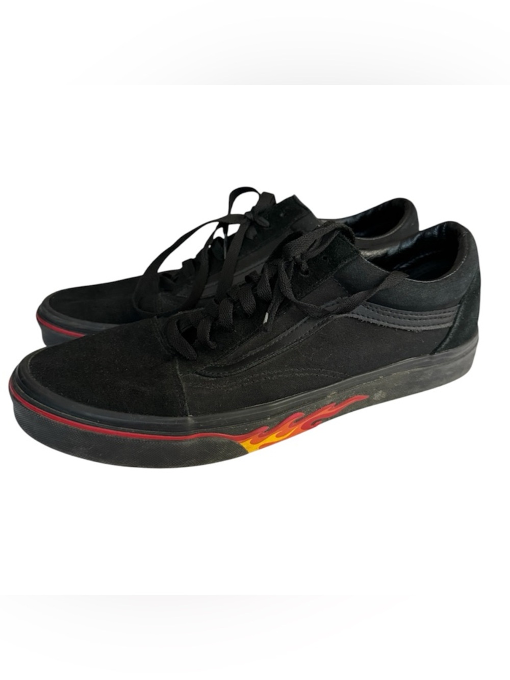 VANS Off The Wall Old Skool Flame Skateboarding Shoes Mens Size 11